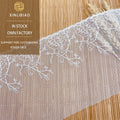 13cm Net Fabric Embroidery Lace Water-Soluble 100% Polyester Clothing Accessories for Dresses Shoes Bags Wedding Home Textiles