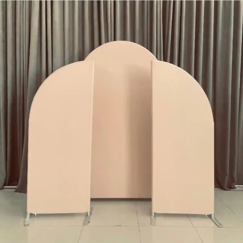 Wedding Arch Stable Aluminum Display Stand Customizable Arch Backdrop Party Supplies Double Layer Polyester Printed Color Cover