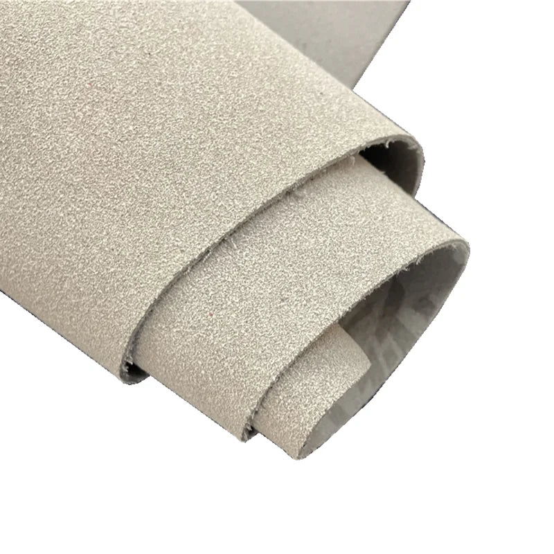 1.4mm Thick Synthetic Faux Suede Fabric PU Leather Vinyl Waterproof for Shoes Furniture Decorative Bags Sofas Garments