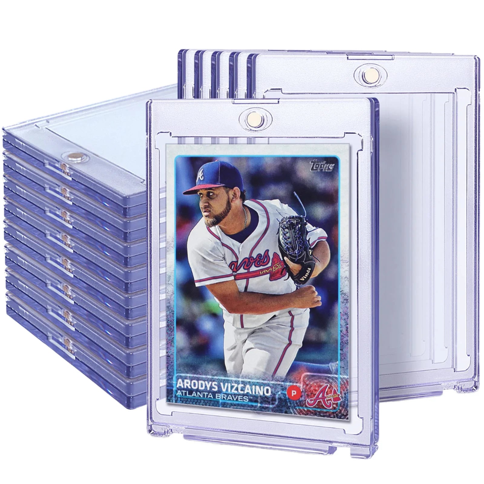 Custom 35Pt One Touch Magnetic Card Holders for Business Cards 100% UV Protection for TCG Trading Sports Card Collection