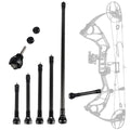 TP626 Archery 6"8"10"12"24" Compound Bow Stabilizer Carbon Fiber Shock Absorber for Compound Recurve Bow Hunting