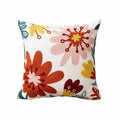 Outdoor Boho Farmhouse Embroidery Pillow Case Flowers Jacquard Cushion Cover for Summer Spring Garden Pillow Covers