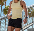 Men's Clothing Stretch Tight Sports Vest Tank Top Compression Athletic Workout Sleeveless Shirts Fit Body Shaper Vests Shapewear