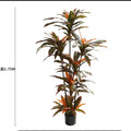 Wholesale Ov Modern Artificial Snake Plant Bonsai Plastic Potted Indoor Decorative Tree in 50cm 120cm 150cm Sizes Parties