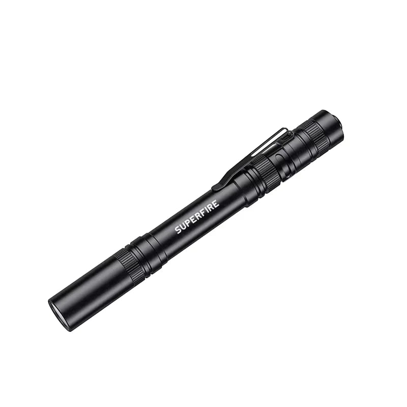 Portable Mini LED Torch Flashlight Emergency Tactical Aluminum Alloy Body AA Battery Type for Hunting