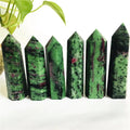 Wholesale Natural Ruby Kyanite Zoisite Crystal Stone Tower Point for Decoration