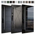 England High Quality Luxury Cast Aluminum Front Doors for Houses Modern Security Main Door Design Hotel Villa Exterior Doors