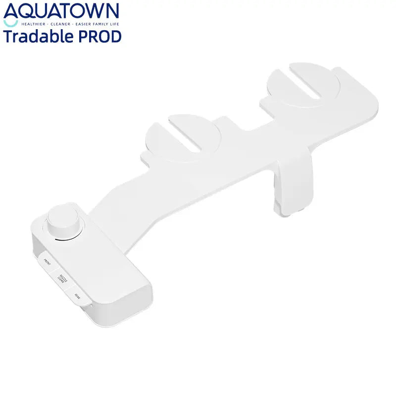 New Ultra-slim Eco-Friendly ABS Dual Nozzle Cold Water Non Electric Bidet De Toilette Attachment for Toilet