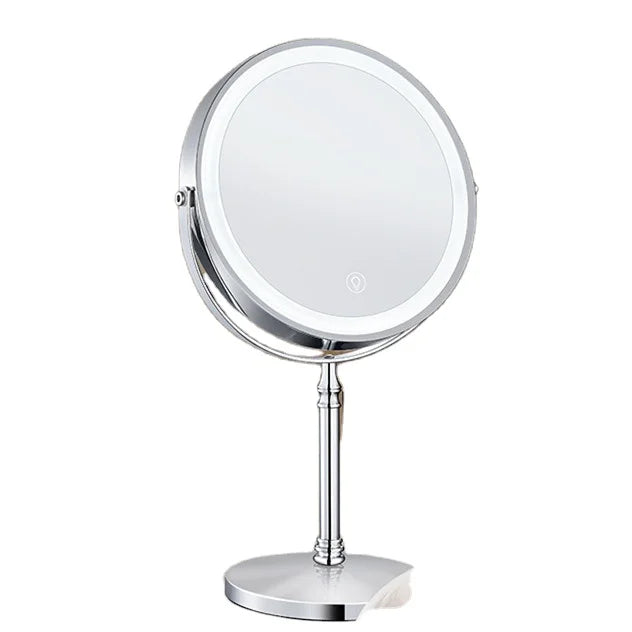 New Portable Rechargeable Dressing Mirror for Car Touch Led Cosmetic Mirror for Beauty Makeup Rechargeable Car Cosmetic Mirror