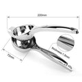 Eco-Friendly Zinc Alloy Manual Citrus Lime Lemon Juicer Squeezer Hand Press Tools with Custom Logo and Packaging