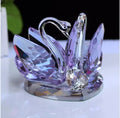 DIY Purple Crystal Swan for Wedding Favors