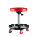 7mo Adjustable Heavy Duty Rolling Garage Stool Car Repair Work Seat Stool Car Detailing Shop Car Wrapping Tools Stool