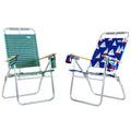 High Quality Lightweight Aluminum Beach Chair Portable Low Seat Design for Poolside Beach Comfortable Living Room Hot-Sale