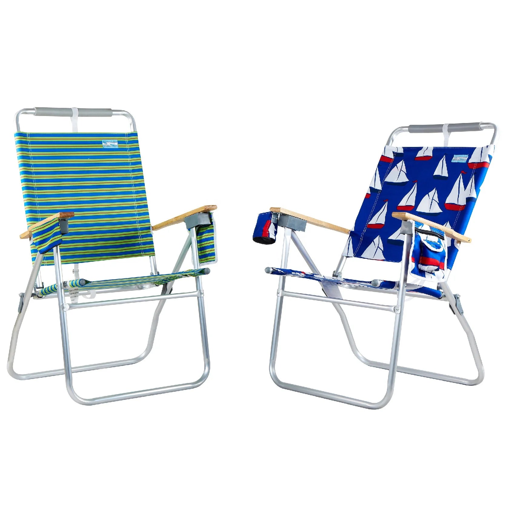 High Quality Lightweight Aluminum Beach Chair Portable Low Seat Design for Poolside Beach Comfortable Living Room Hot-Sale