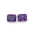 Roomy Top Quality Amethyst CZ Gemstone Oatagon Cut Amethyst Cubic Zirconia Price Per Carat