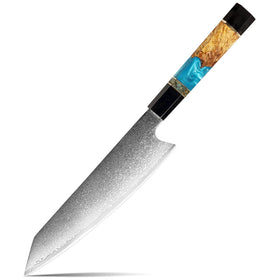 Professional Kiritsuke Knife Customized Handmade Cooking 8 Inch Japanese Damascus Steel Kitchen Knives Chef Knife