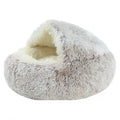 Dropshipping 60CM Long Soft Warm Pet Basket Winter Cat Bed Cushion Solid Kitty Mat for Cats Dogs Plush Pet Nest Design Soft Sofa