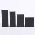 350gsm Black Kraft Paper Gift Packaging Boxes Folding Box for Candles Perfume Bottles Matt Lamination Embossing UV Coating