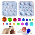 Drip Glue Mold Gem Patch Ring Pendant Silicone Mold Mirror Resin Mold Used for DIY Handmade