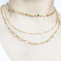 Wholesale Multi-layer Chain Necklace for Women Trendy Multilayered Gold Snake Chain Choker Necklace