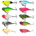 Newbility 7g/4cm 10g/4.8cm 12g/5cm 14g/5.2cm Metal Fishing Lure 3D Eyes Vib Printed for Freshwater Fish Stream