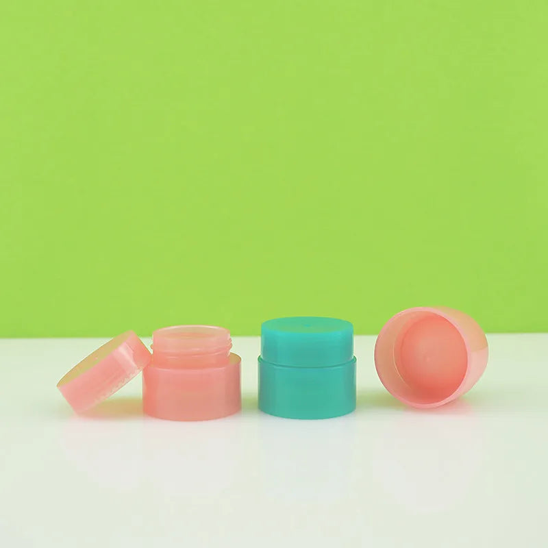 Beauty cosmetic Makeup jar plastic PP lip balm pot