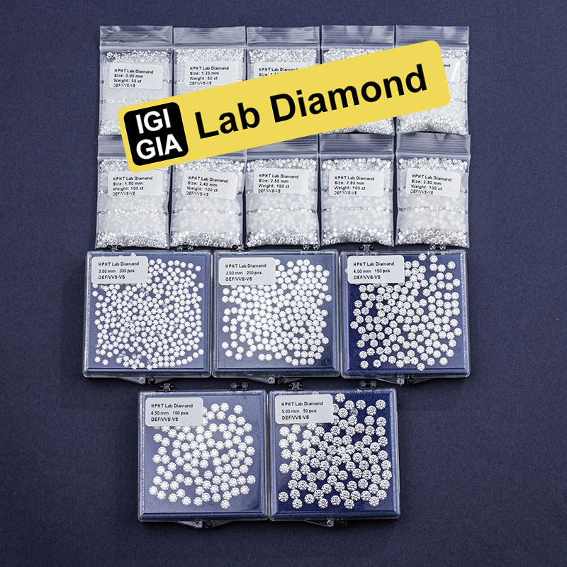 3X3mm - 6X6mm HPHT DEF VS Melee Heart Cut Lab Created Diamond Fancy Loose Lab Grown Diamond