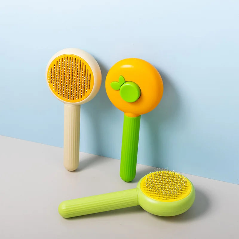Self-Cleaning Cat Brushes Clean Massage Pet Comb for Dog Cat Pet Grooming Supplies Cat Hair Removal Brush
