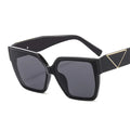 FS5016 2024 Wholesale Designer Trendy Vintage Fashion Retro Big Frame Unisex Custom Rectangle Sunglasses