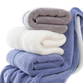 YongHo White Modern European American Cotton Eco-Friendly Quick-Dry Bath Towel Adults Soft Bathroom Towel