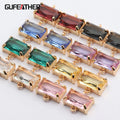 M629 DIY Jewelry Accessories Handmade Glass Pendant Jump Ring Earring Components 10pcs/Lot for Making Custom Pieces