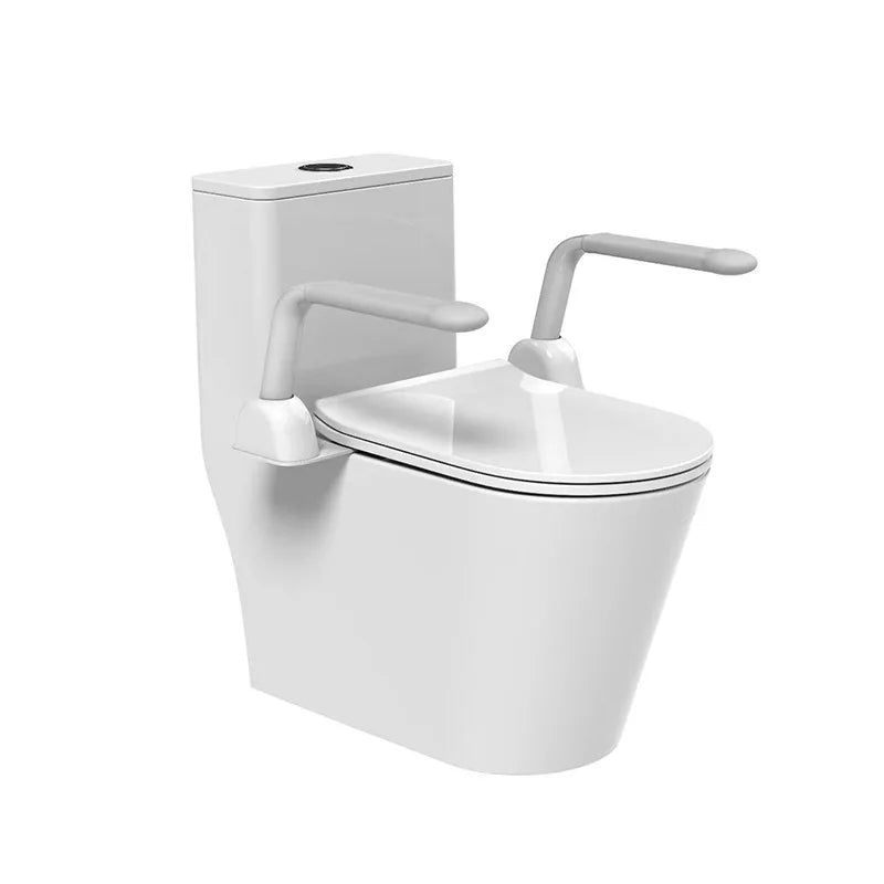 Toilet Safety Handrail for Elderly Disabled Punch-Free Armrest Railing to Assist in Standing Rehabilitation Therapy Supplies MegaBDM