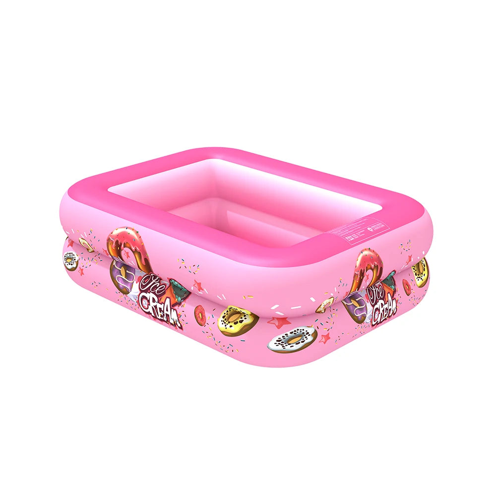 Factory Wholesale 120cm Family Kids Pool for Sale Kolam Renang Anak 3+ Years  Paddling Pool Swimming Pool