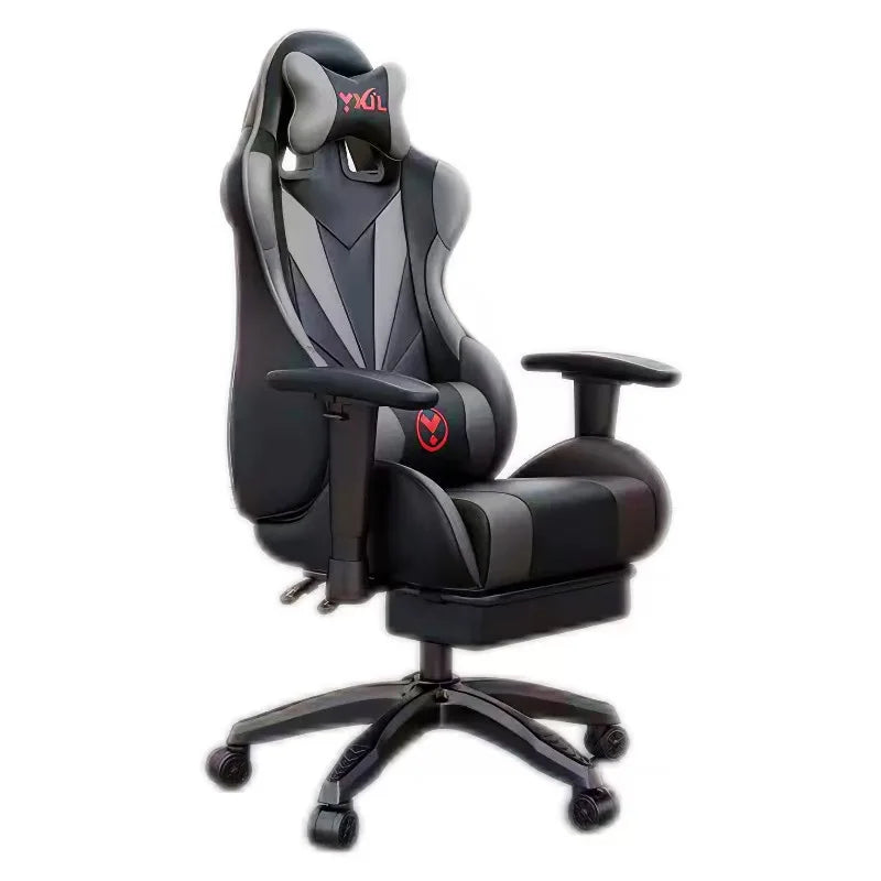 High Back Ergonomic Swivel Adjustable Headrest Office and Gaming Chair PU Leather for Home Use