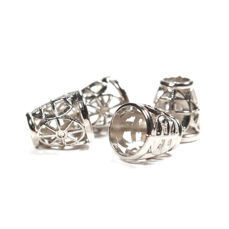 Factory Custom Zinc Alloy Engraved Bell Stopper Metal Cord End Lock Stopper for Drawstring Bag Sportswear Garment Accessories