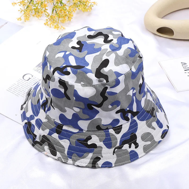 Promotional Cheap Price Polyester Cotton Reversible Man Woman Summer Beach Bucket Hat