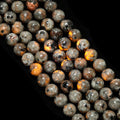 American Smoky Yooperlite Beads (Flashing Flame Under Ultraviolet) Healing Chakra Energy Crystal Stone DIY Jewelry Making