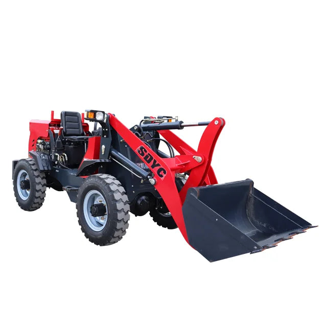 EACHAN 1500kg 1700kg Construction Machinery No Cabin Wheel Loader Made in China