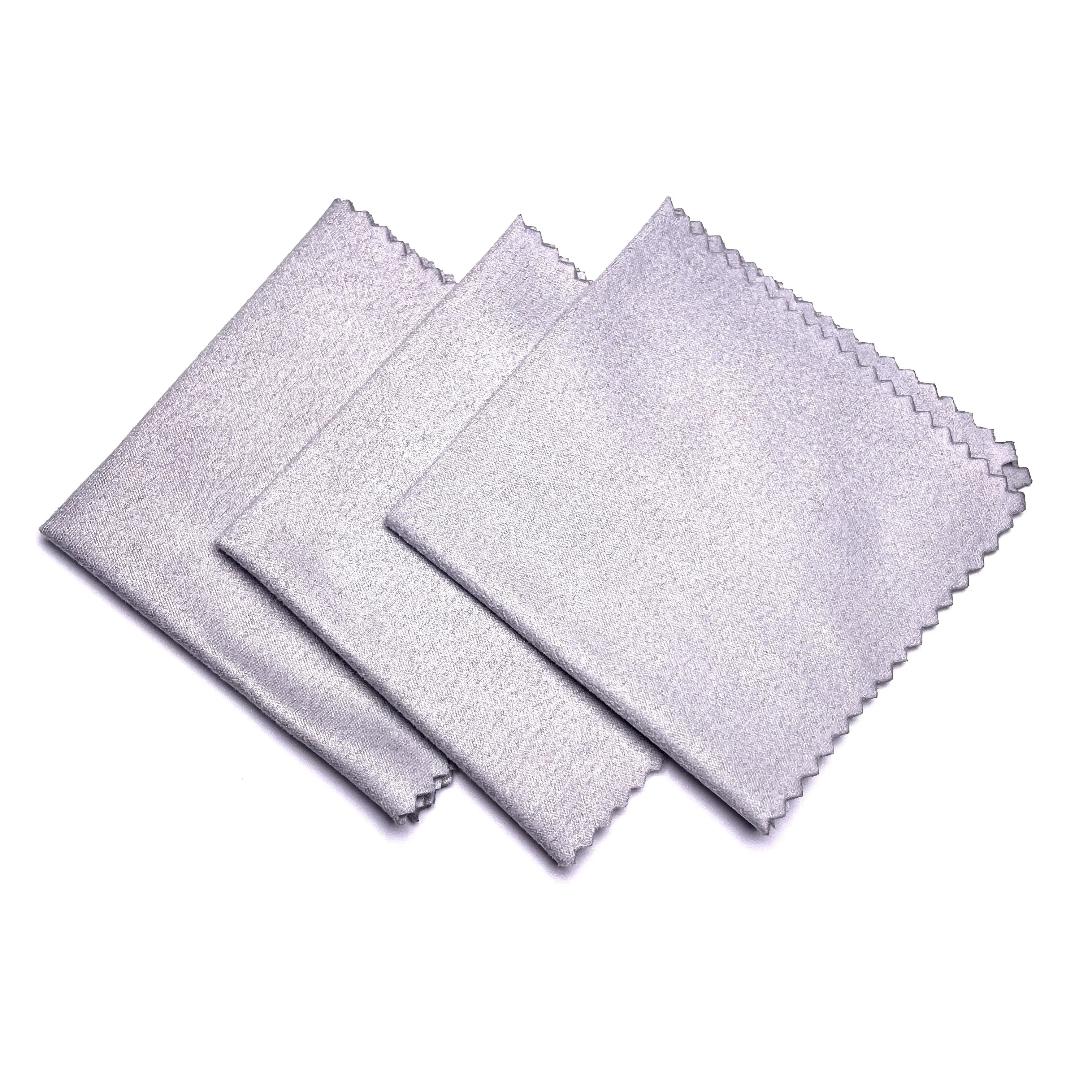 Gray Factory Cheap Microfiber Optical Lens Cleaning Cloth Suede Eyewear Eyeglasses Cleaning Cloths