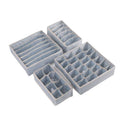 Multipurpose Mouldproof Multi-Size Foldable Fabric Organizer Storage Underwear Drawer 40080402 Cheap Rectangle Shape Organizer