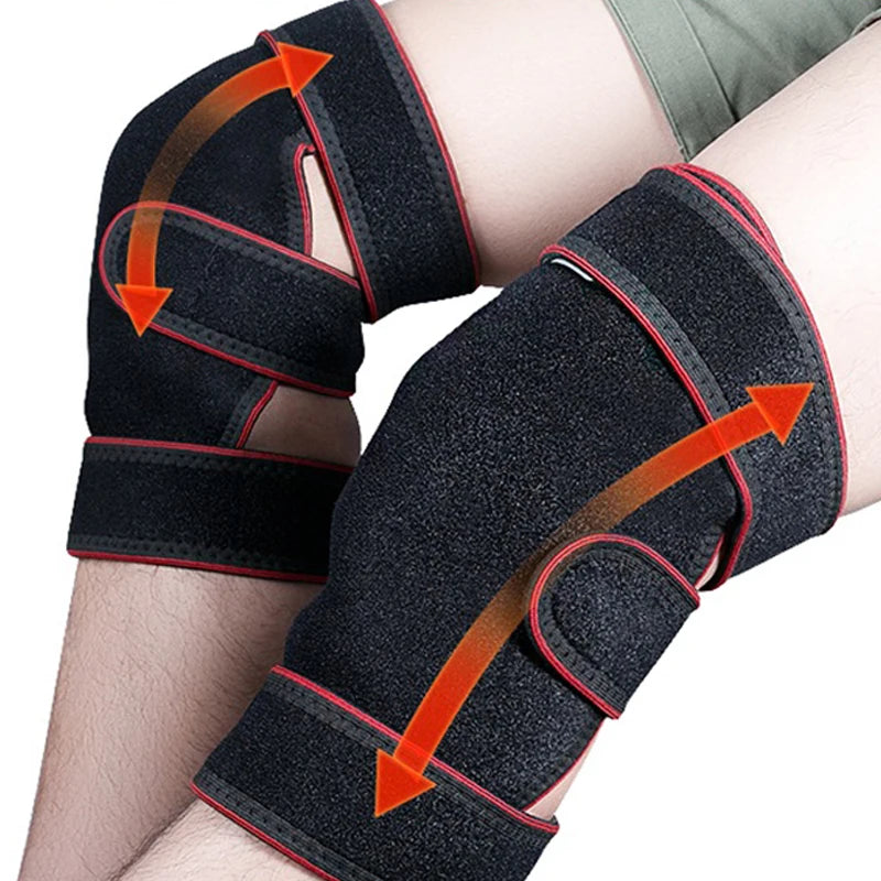 Adjustable Warm Self-heating Sport Basketball Knee Brace Band Leg Sleeve Support Knee Pad