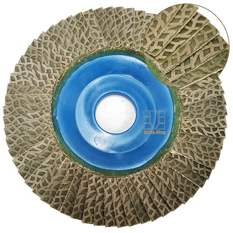 Hybrid Flexible Flap Disc Diamond Flap Disc 4 1/2 in 115 Mm Grain 40 60 120 200grit Abrasive Diamond Flap Wheel for Tile Ceramic