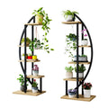 Indoor Multiple Stand Holder Shelf Planter Display for Patio Garden Living Room Balcony 5 Tier Metal Plant Stand Rack