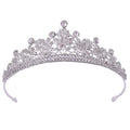 2025 Hot Sale Fashion European Wedding Tiara Rhinestone Crown for Bridal Hair's Decorations