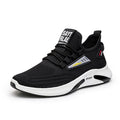 Trendy Running Shoes Men's the Latest Hot Sales of Sports Wind Flying Woven Sneakers Shock-absorbing Footwear