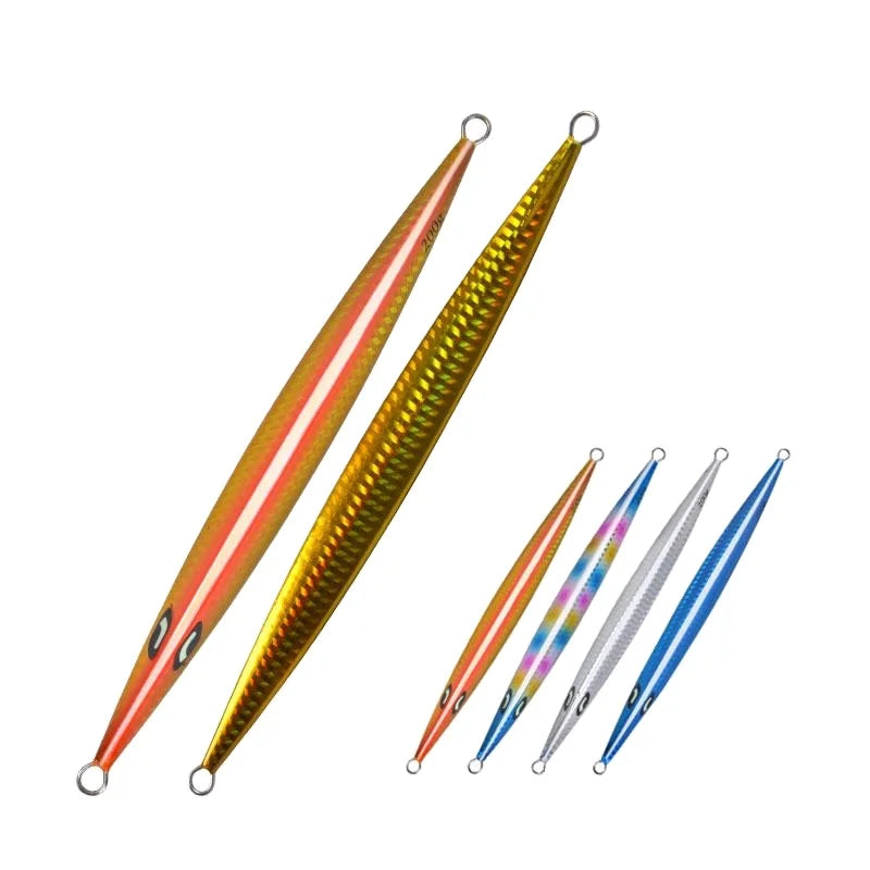J38 Metal Lure Jig 150G Artificial Slow Hard Fishing Bait for Saltwater Fishing Metal Jigging Lure