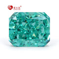 Aaaaa+ Grade Cubic Zirconia Crushed Ice Cut Octagon Shape Paraiba Color Cz Stones
