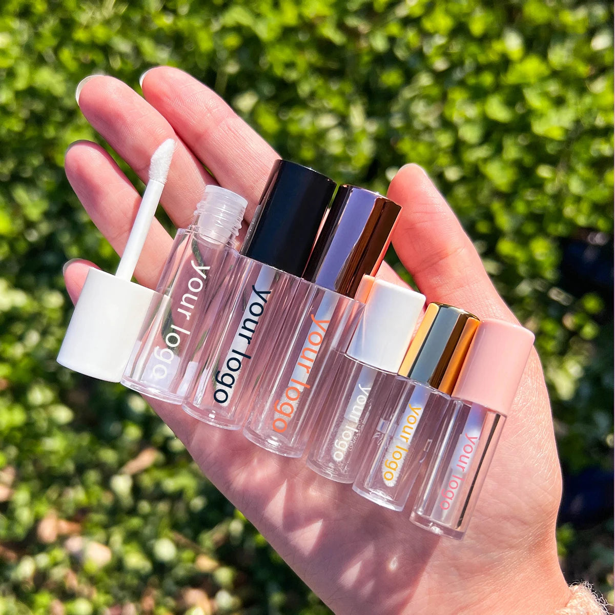 1.2ML 2.5ML Hot Selling Wholesale Mini New Private Label Lip Gloss Tube Packaging Marble Lipgloss Lipstick Tube