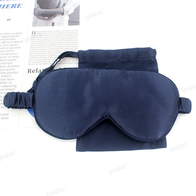 New Design Sleep Mask Customized Color Washable Super Soft Mulberry Pure Silk Eye Mask