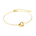 ORDRM Sweetheart Beach Bracelet for Foot Chain Fashion High Quality Trendy Gold Filled Anklets for Women